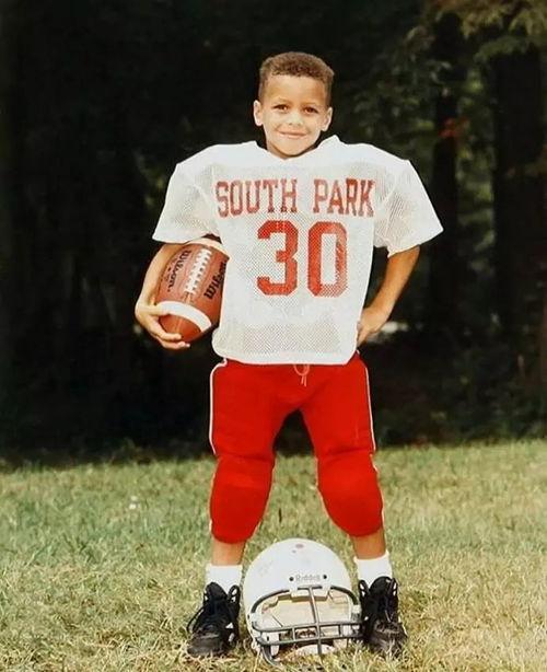 库里儿时照片,篮球巨星之路的起点